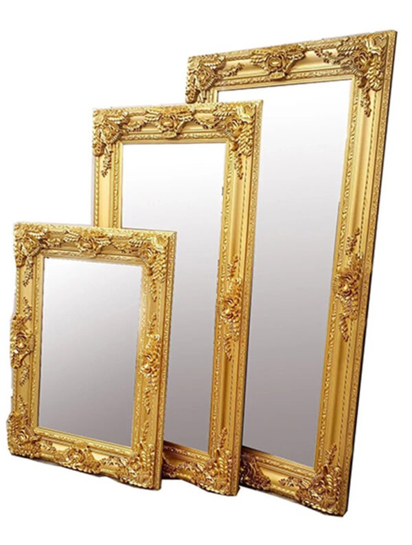 Roma Bevel Mirror in Gold