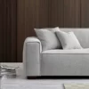 Aluxo Dakota 4 seater with Chaise in Pebble Boucle
