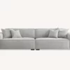Aluxo Dakota 4 seater with Chaise in Pebble Boucle