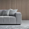 Aluxo Leonard Left Hand Corner Group in Cloudy Grey Boucle