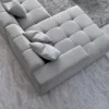 Aluxo Leonard Left Hand Corner Group in Cloudy Grey Boucle