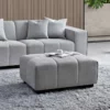 Aluxo Leonard Left Hand Corner Group in Cloudy Grey Boucle