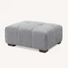 Aluxo Leonard Left Hand Corner Group in Cloudy Grey Boucle