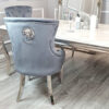 Megan Single Dining Chair Plain Back/Lion Knocker