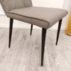 Flora Leather Single Dining Chair