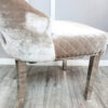 Chelsea Single Dining Chair with Lion Knocker Buttoned Back