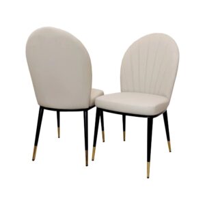 Etta Leather Single Dining Chair