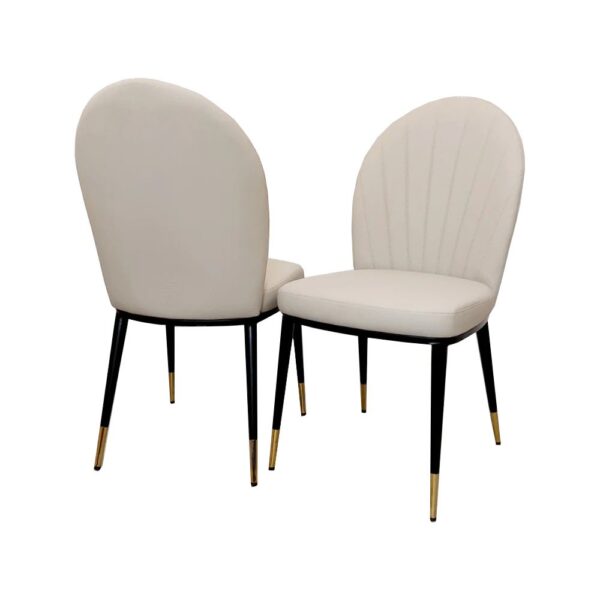 Etta Leather Single Dining Chair