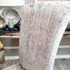 Nicole Single Dining Chair with Plain Back,