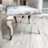 Nicole Single Dining Chair with Plain Back,