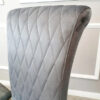 Nicole Single Dining Chair with Plain Back,
