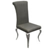 Nicole Single Dining Chair with Plain Back,
