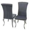 Nicole Single Dining Chair with Plain Back,