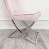 Sandhurst XLeg Single Chrome Chairs in Pink