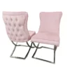 Sandhurst XLeg Single Chrome Chairs in Pink