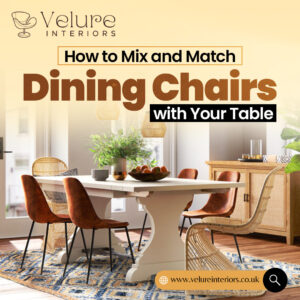 How to mix and match dining chairs with your table?